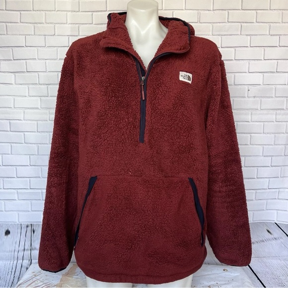 The North Face Campshire Pullover Hoodie Red Brick Size XXL - Picture 1 of 11